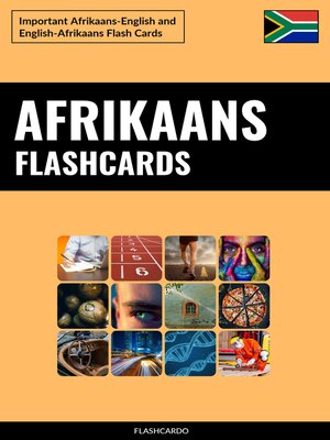 cover image of Afrikaans Flashcards